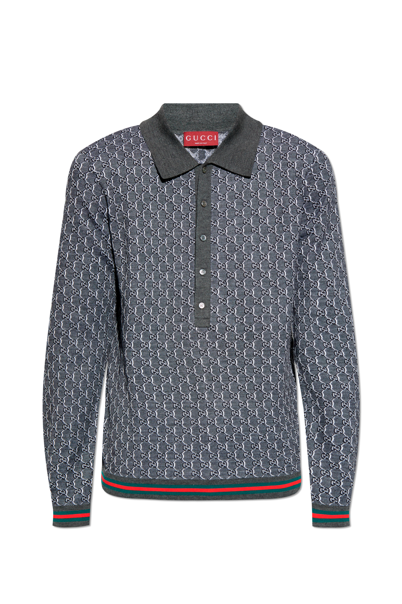 Gucci グレー ポロセーター Lサイズ Gucci Sweater with GG pattern | Men's Clothing | Vitkac